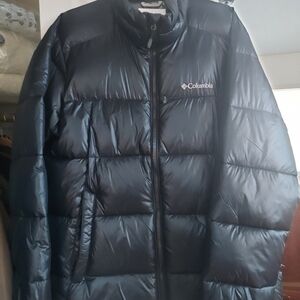 Columbia Shiny Black Puffer Jacket